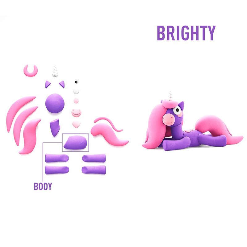 Plastilina Interactiva Hey Clay Unicornios 15 Botes