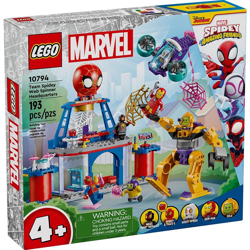 Cuartel General Arácnido del Equipo Spidey 193 Pzas - Lego