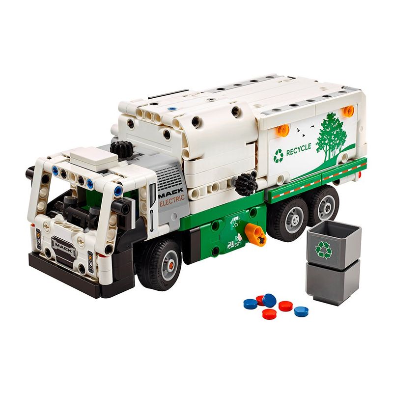 Camión de Residuos Mack Lr Electric 503 Pzas - Lego
