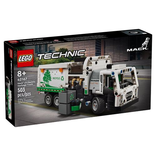 Camión de Residuos Mack Lr Electric 503 Pzas - Lego