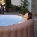 Jacuzzi SaluSpa Color Terracota de 1.96 x 0.71 Metros