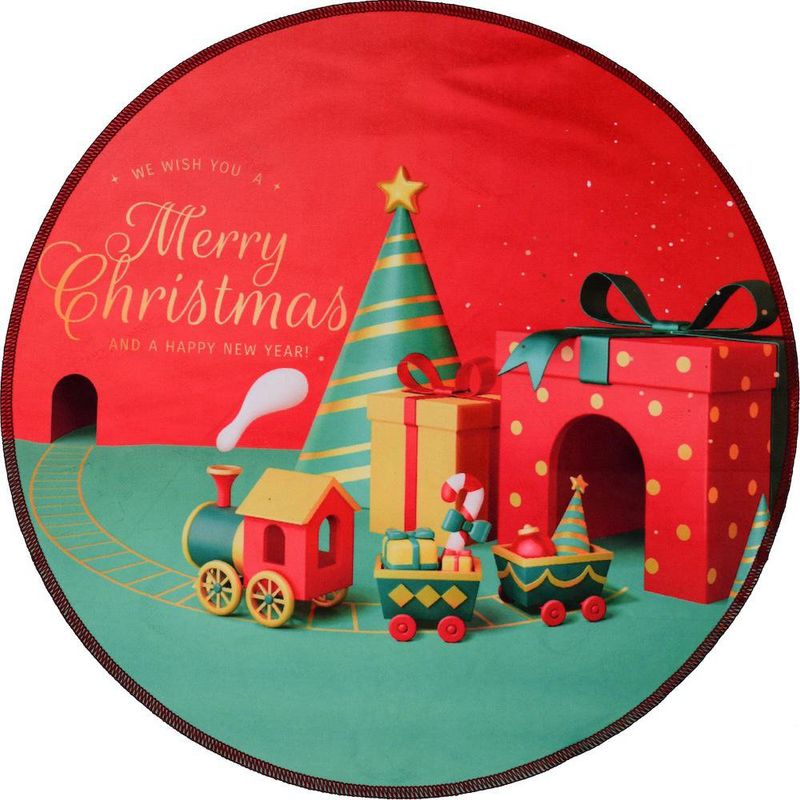 Alfombra Merry Christmas 100x100 Cm