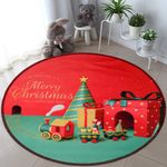 Alfombra Merry Christmas 100x100 Cm