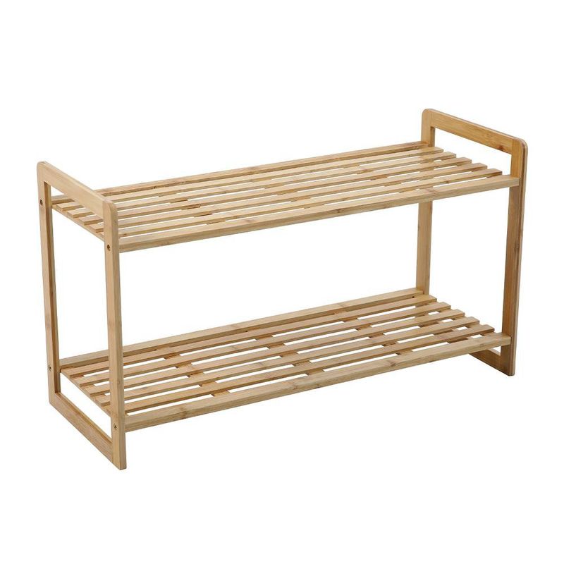 Zapatera Bambú 2 Divisiones 68x26x38 Cm