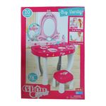 Tocador de Belleza Rosa de Blanco 78 Cm