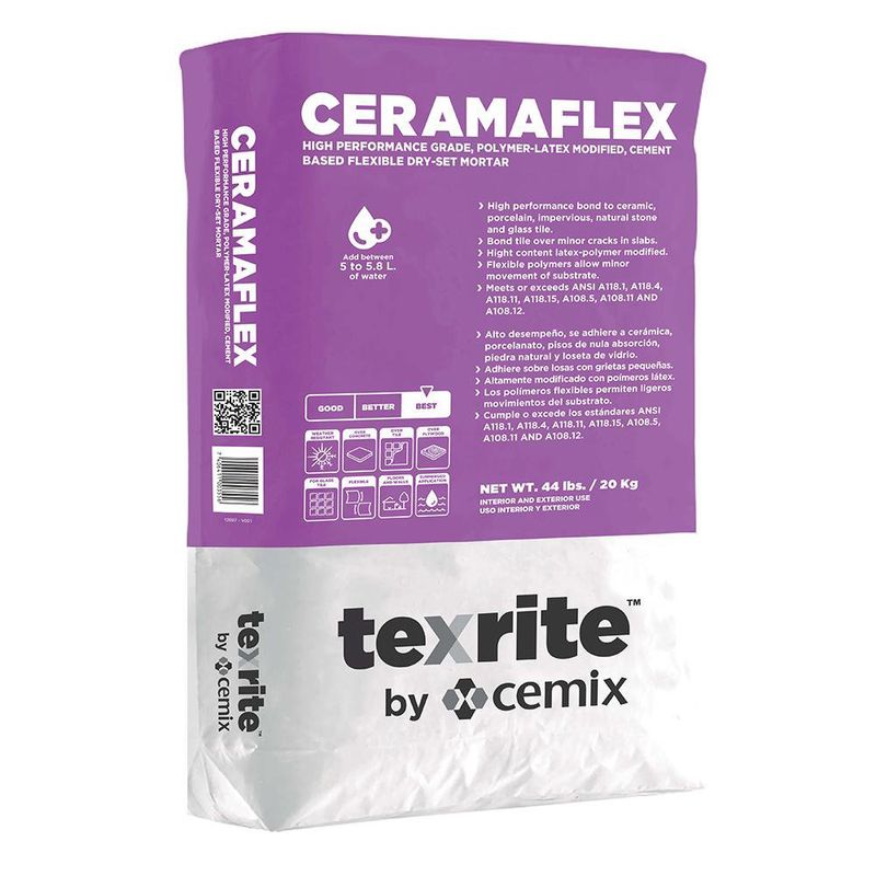 Adhesivo Ceramaflex Blanco 20 Kg - Cemix
