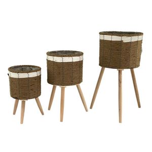 Set de 3 Canastas con Base