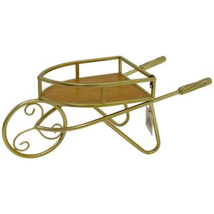 Carreta de Metal Decorativa para Macetas