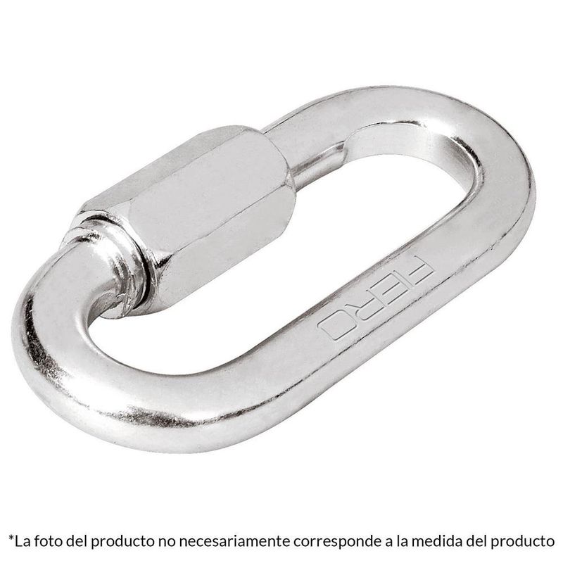 Eslabón Con Seguro 1/4 Plg - Fiero