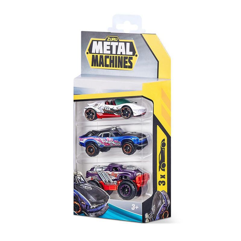 Zuru Metal Machines Paquete de 3 Vehículos Die-Cast