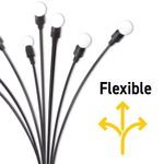 Lampara LED Solar para Jardín 8 Luces de 10 W