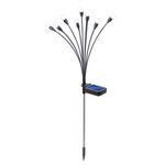 Lampara LED Solar para Jardín 8 Luces de 10 W