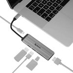 Estación de Conexión USB-C 6 en 1 con Carcasa de Aluminio
