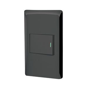 Interruptor 1.5 Módulos Lisboa Negro - Volteck