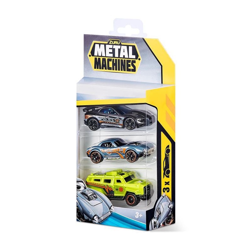 Zuru Metal Machines Paquete de 3 Vehículos Die-Cast
