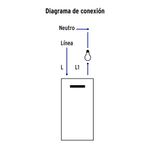 Interruptor 1.5 Módulos Lisboa Negro - Volteck