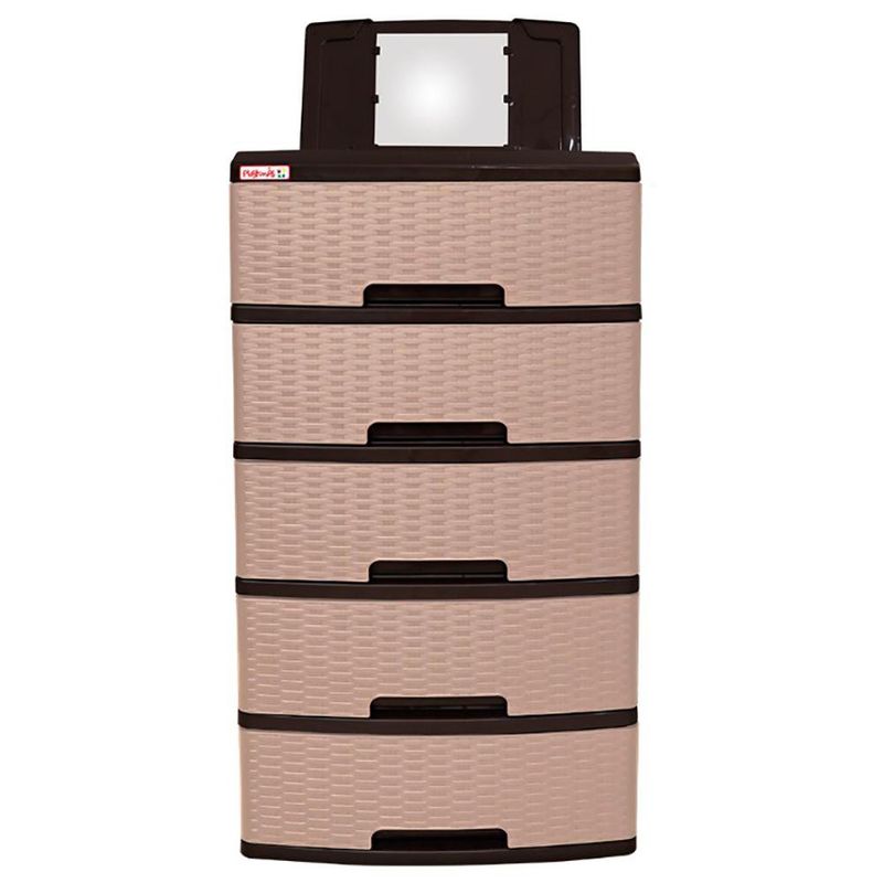 Gavetero Vanity 5 Niveles Café
