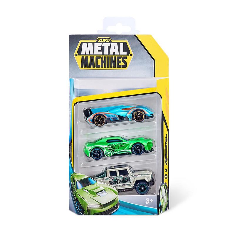 Zuru Metal Machines Paquete de 3 Vehículos Die-Cast
