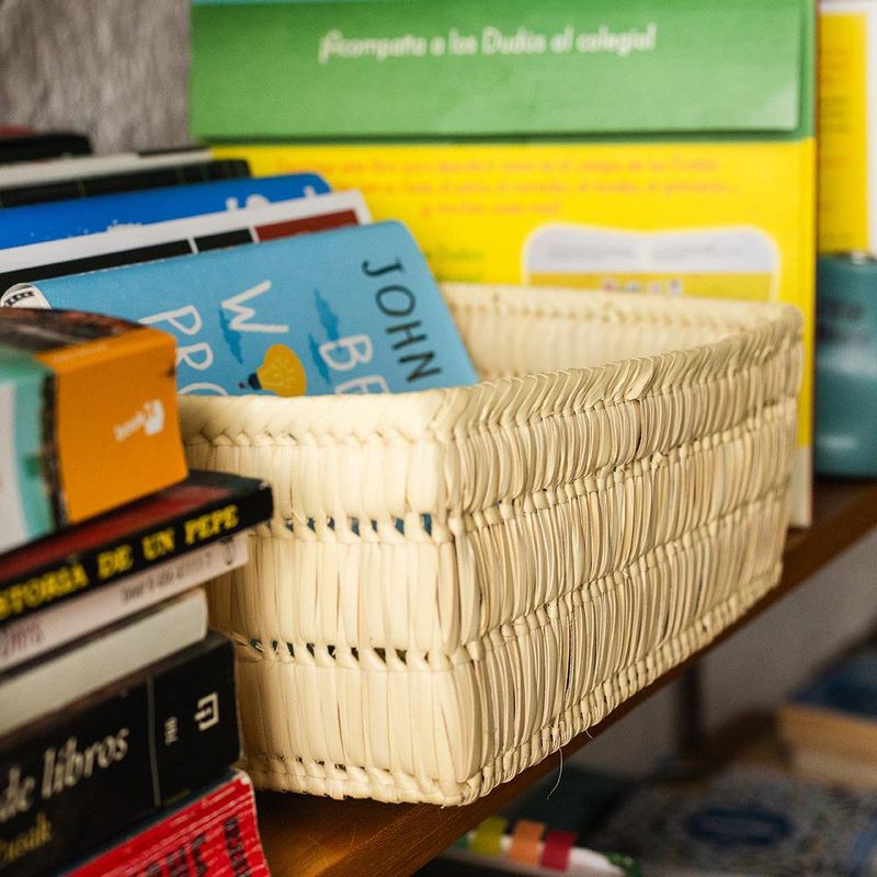 Canasta Grande de Palma de 25x35x10 Cm