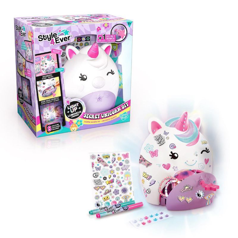 Lámpara Unicornio Decoración Secreta