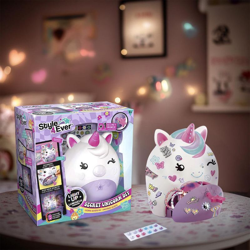 Lámpara Unicornio Decoración Secreta