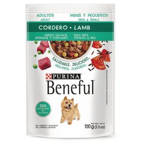 Alimento Húmedo para Perro Adulto Raza Pequeña Sabor Cordero 100 Grs