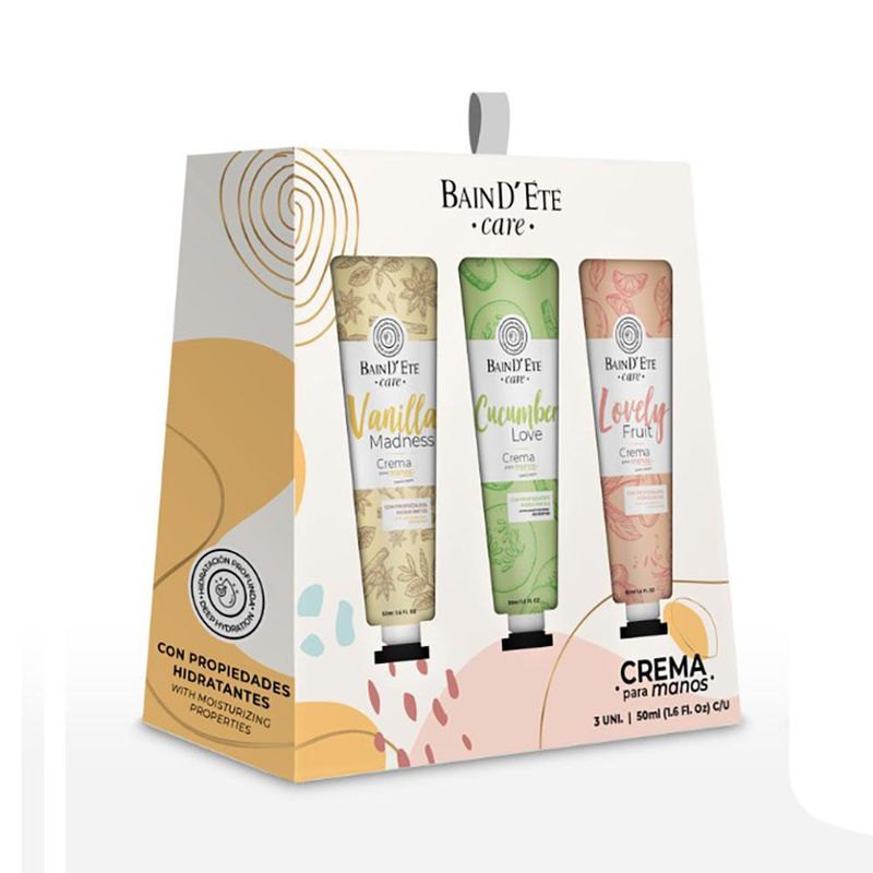 Kit de Cremas para Manos con Propiedades Hidratantes - Bain D'Ete