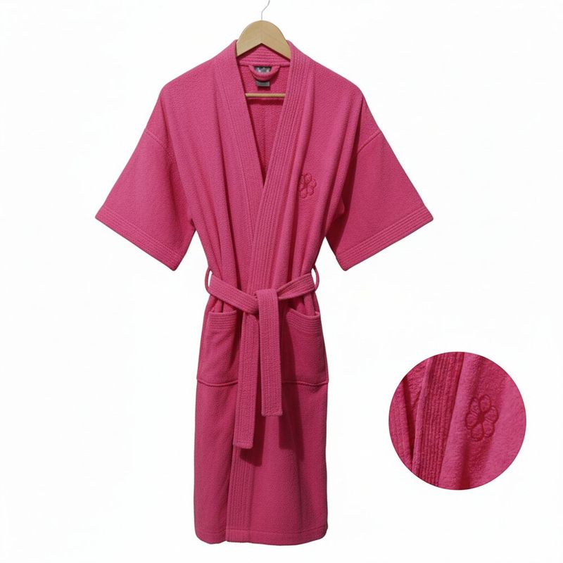 Bata de Baño Viva para Dama Color Fucsia Talla M
