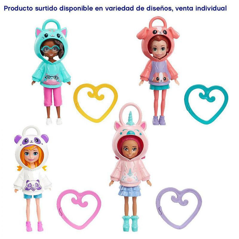 Muñeca Hoodie Amigos Diseños Surtidos - Polly Pocket