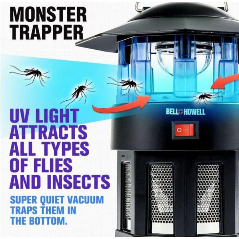 Lámpara UV Mata Insectos Monster Trapper