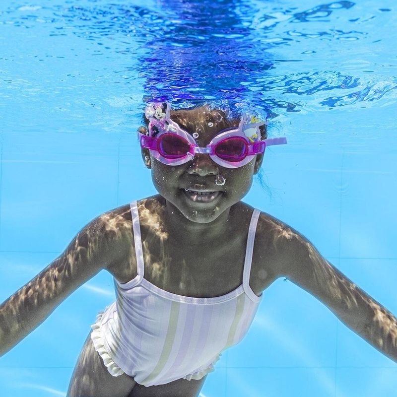 Lentes de Natación para Niñas con Diseño Minnie con Protección UV