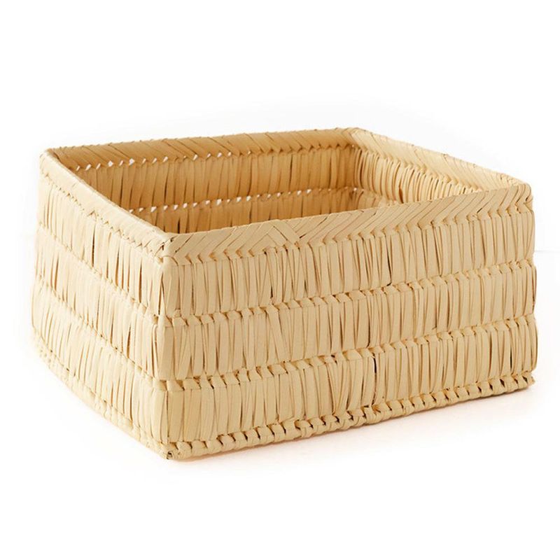 Canasta Pequeña de Palma de 20x17.8x10 Cm