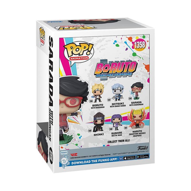 Funko Pop! Sarada con Sharingan 9 Cm
