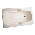 Tina de Baño Rectangular de Acrílico Confort
