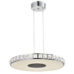 Lámpara Colgante LED Cristales 51 Cm