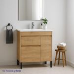 Vanity Grace Oak 80x45x72 cm