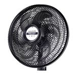 Ventilador de Pedestal Negro 6 Aspas Altura Ajustable 18 Plg