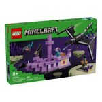 El Dragón Ender y el Barco del End Minecraft 657 Pzas