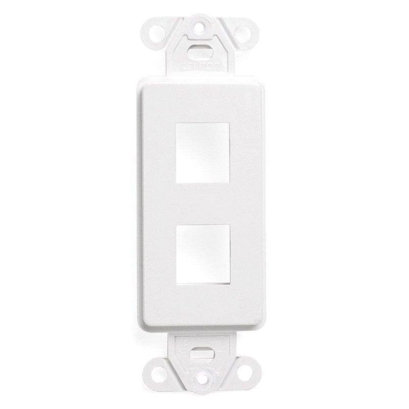 Inserto Decorativo Para Quickport 2 Puertos Blanco - Leviton