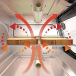 Horno con Convección Natural Black+Decker Compacto Color Plateado