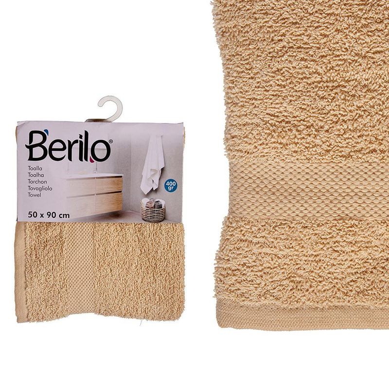 Toalla de Mano Color Beige 80% Algodón