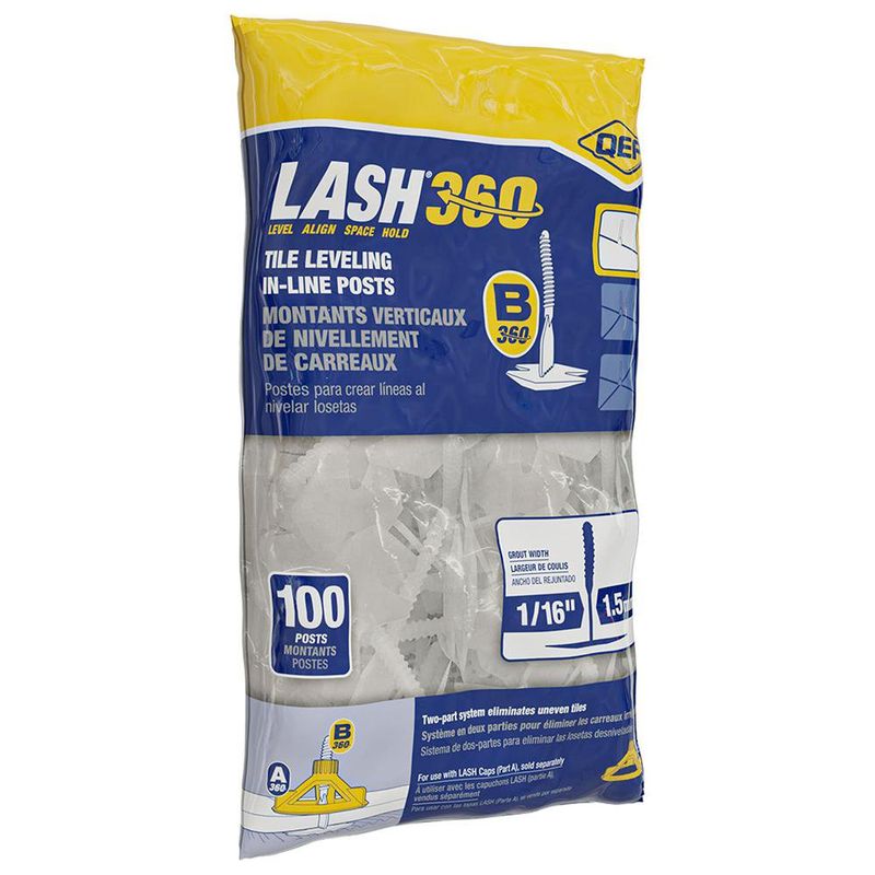 Bolsa de 100 Separadores para Nivelación de Losetas Lash 360V