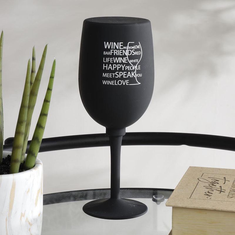 Set de 3 Accesorios para Vino con Estuche Diseño de Copa 9x9x23.5 Cm