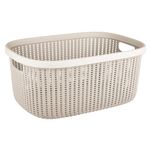Canasta de Lavandería 32 L Beige Colores Surtidos