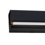Lámpara Arbotante de Pared Negra Luz Cálida 8 W