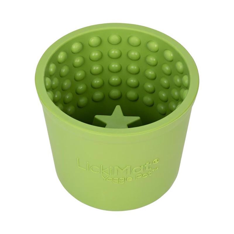 Plato Hondo Estilo Pote Verde - Lickimat