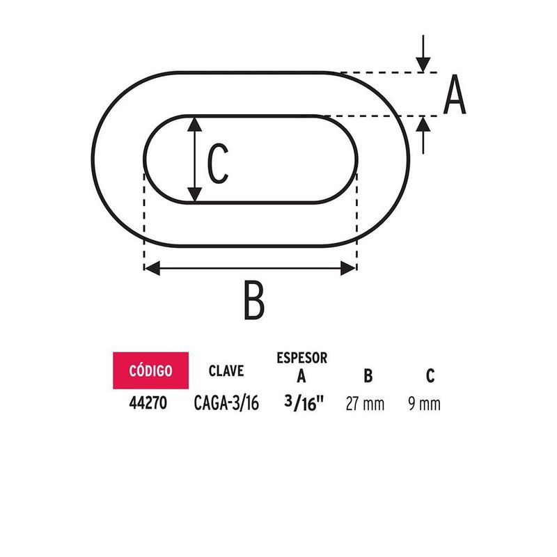 Cadena De Metal 480 Lb Galvanizado - Fiero