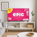 Combo Smart TV 43 Plg Full HD y Smart TV 32 Plg HD