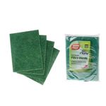 Esponja Fibra Verde X 4 - Mundo Floral