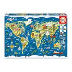 Puzzle Mapa del Mundo 200 Pzas